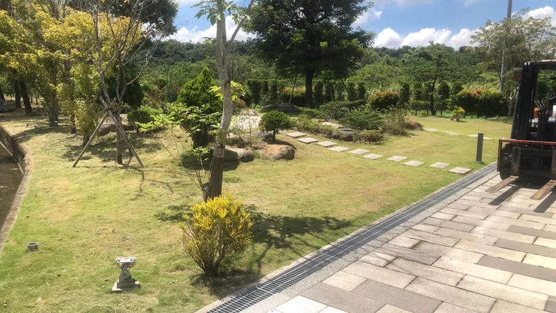 住宅庭園草皮鋪植