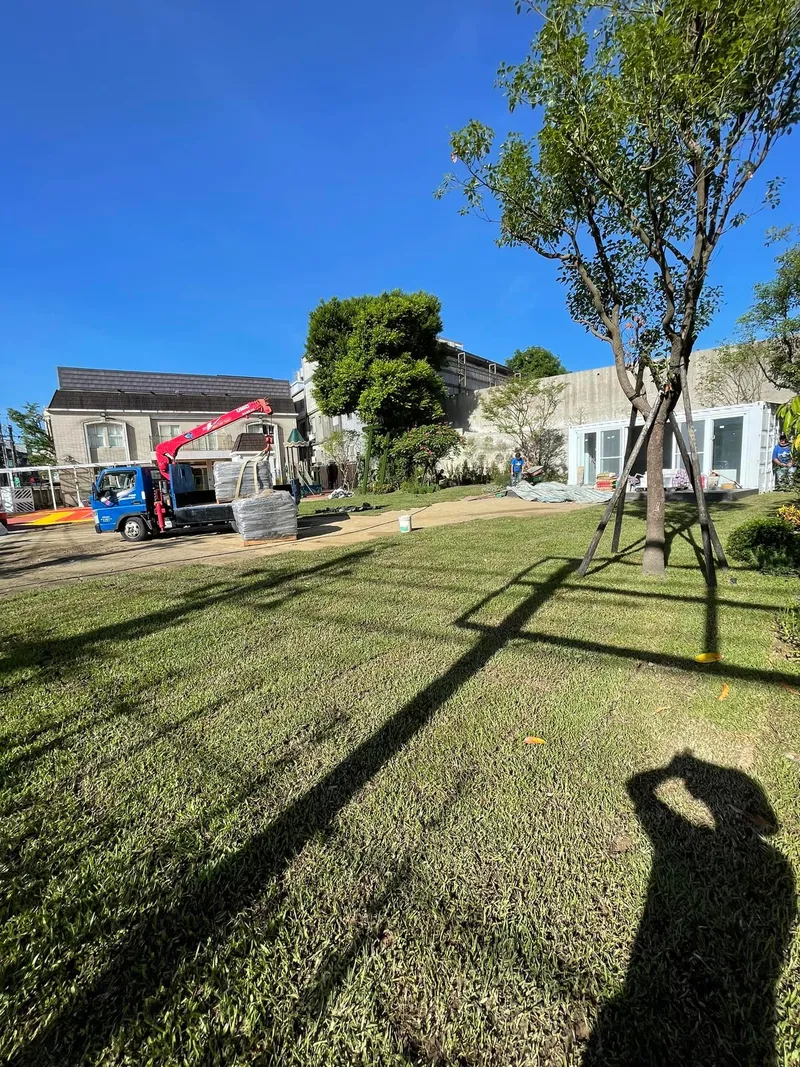 別墅草坪完工實景
